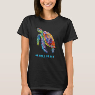 Orange Beach Alabama Sommerurlaub Meeresschildkröt T-Shirt