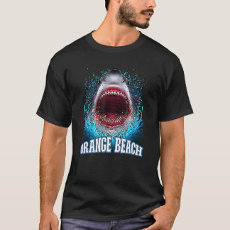 Orange Beach Alabama Urlaub Great White Shark Be T-Shirt