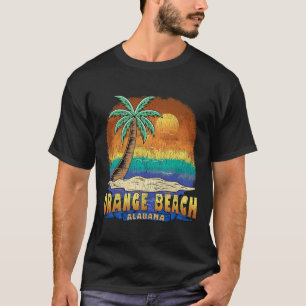 Orange Beach Alabama Vintag beängstigend Souvenir T-Shirt
