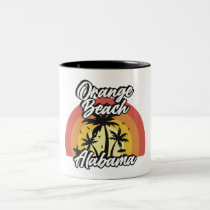 Orange Beach, Alabama Zweifarbige Tasse