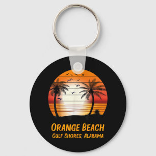 Orange Beach Golfküste Alabama Vintage Sonnenunter Schlüsselanhänger