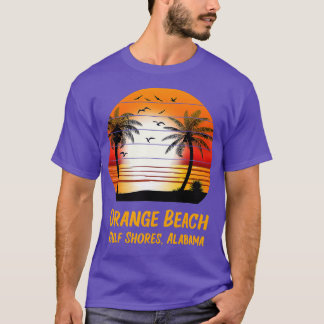 Orange Beach Gulf Shores Alabama Vintage Sonnenunt T-Shirt