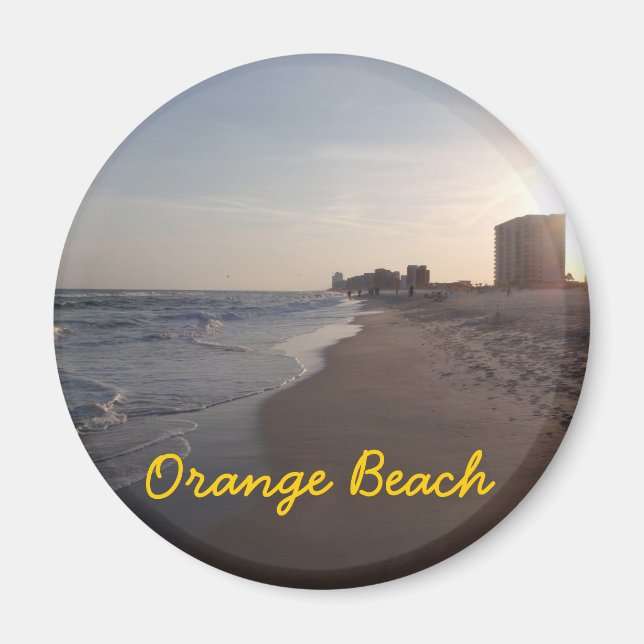Orange Beach-Magnet Magnet (Vorne)