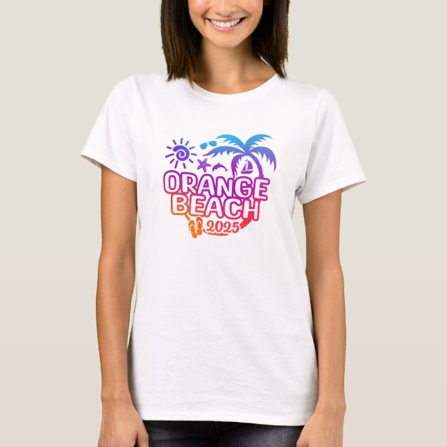 Orange Beach, Orange Beach Vacation, 2025 T-Shirt (Vorderseite)