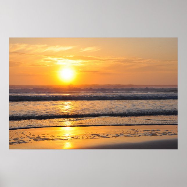 Orange Beach Sunrise Wilbur am Sea FL Poster (Vorne)