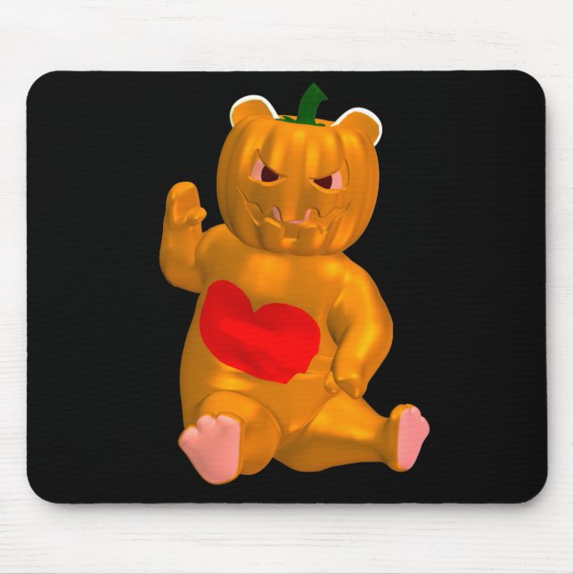 Orange Bear Mousepad (Vorne)