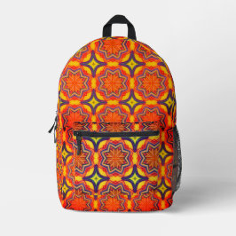 Orange Bedruckter Rucksack