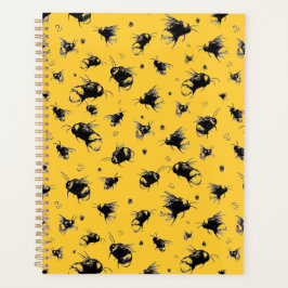 Orange Bee Design Planner - Weihnachtsgeschenk für Planer