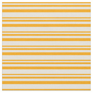 Orange & Beige Farbgeflechte Muster Stoff