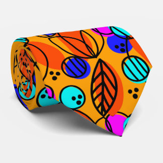 Orange Berry Pop Neck Tie Krawatte