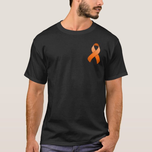 Orange Bewusstseins-Taschen-Band-T - Shirt (Vorderseite)