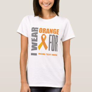 Orange Bewusstseinsband T-Shirt