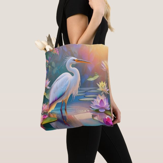 Orange Billed White Heron Fantasy Bird (Von Nahem)