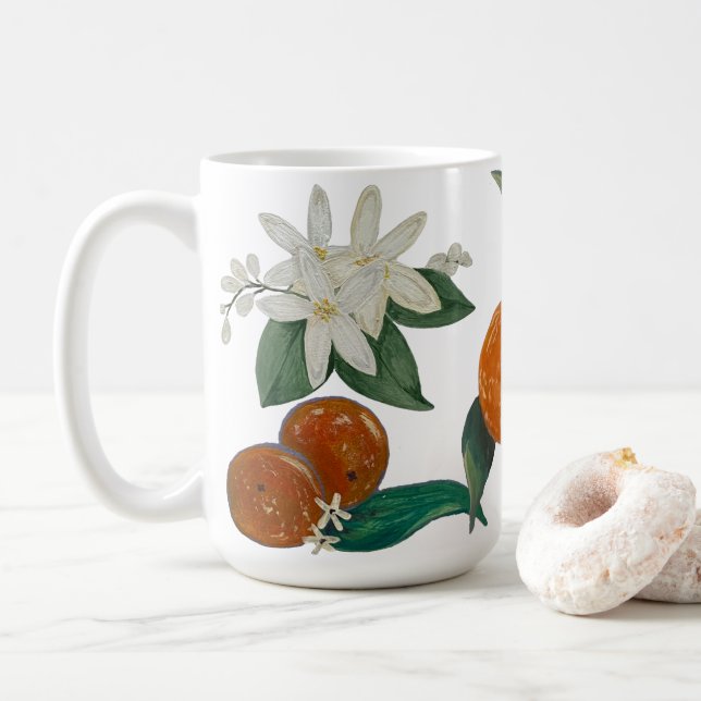 Orange Bist Du Froh Kaffeetasse (Mit Donut)