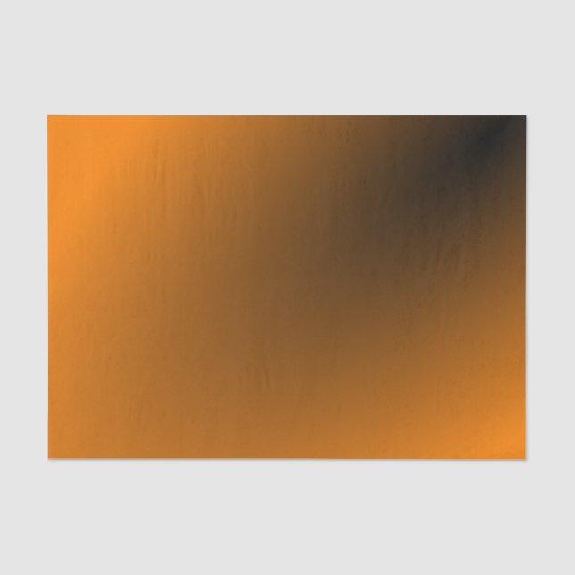 Orange Black Gradient Seidenpapier (Vorderseite)