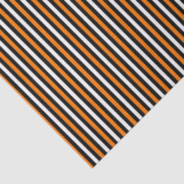 Orange & Black Halloween-Karneval Magie Seidenpapier