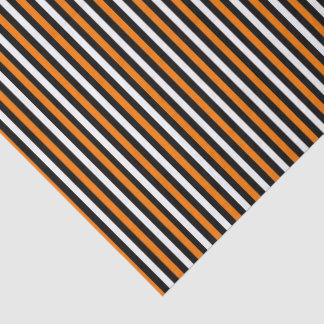 Orange & Black Halloween-Karneval Magie Seidenpapier