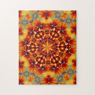 Orange Black Mit Augen Susan Daisy Fügen Sie Ihr F Puzzle