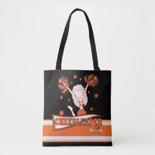 Orange & Black Niedliche Cheerleaderin
