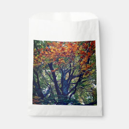 Orange Blätter Geschenktütchen