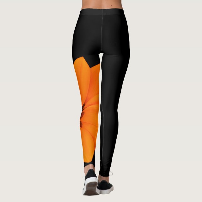 ORANGE BLOOM LEGGINGS (Rückseite)