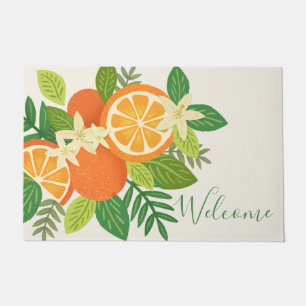 Orange Blossom Custom Door Mat Fußmatte