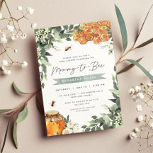 Orange Blossom Honey Bee Baby Dusche
