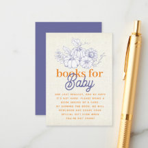 Orange Blue Burlap Little Pumpkin Books for Baby