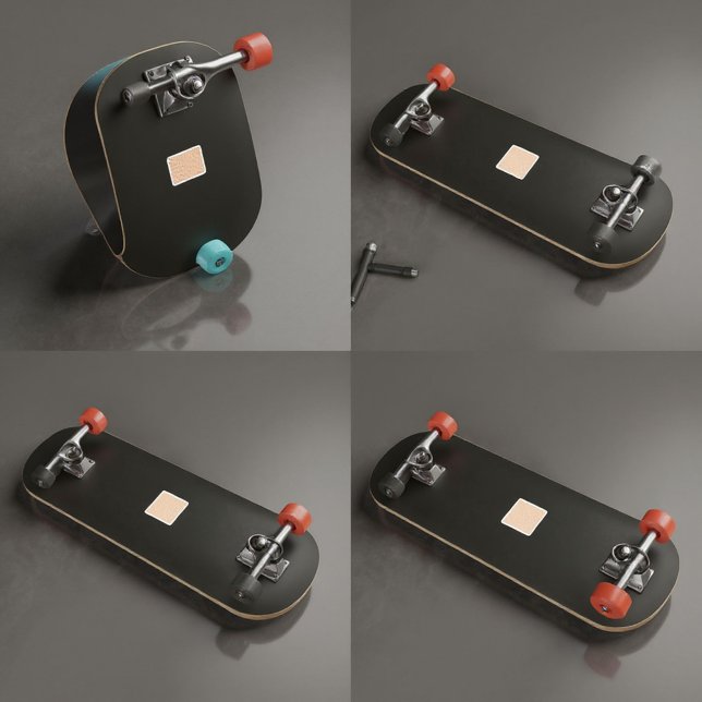 Orange & Blue Geometric Diamond-Muster-Tapeten Aufkleber (Von Creator hochgeladen)