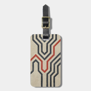 Orange & Blue Graphics Gepäckanhänger