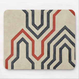 Orange & Blue Graphics Mousepad