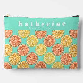 Orange Blue Zubehörtasche