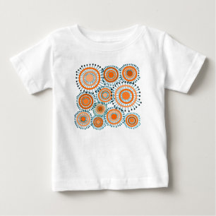 Orange Blume Baby T-shirt