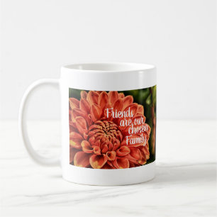 Orange Blume / Dahlia Friends Family Kaffeetasse