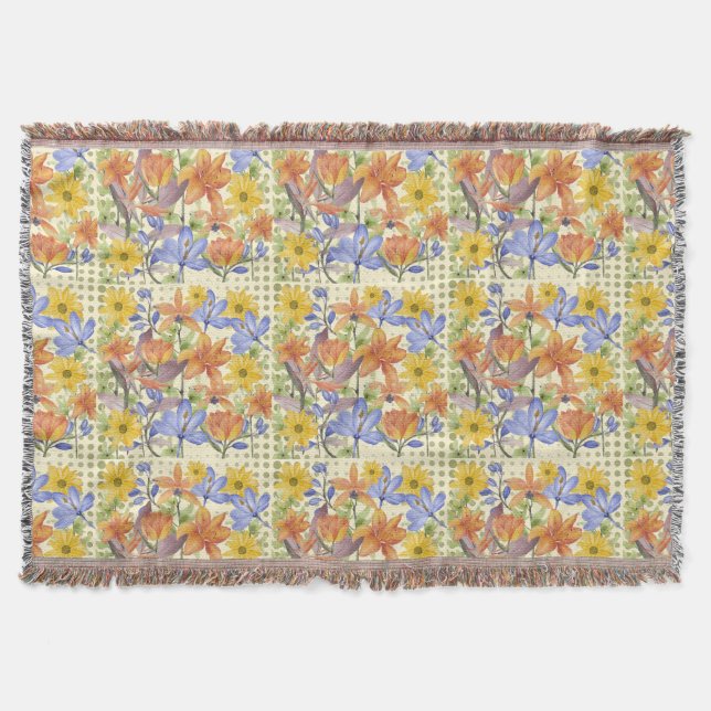 ORANGE-BLUME DECKE (Vorderseite)