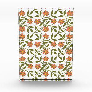 ORANGE-BLUME FOTOBLOCK