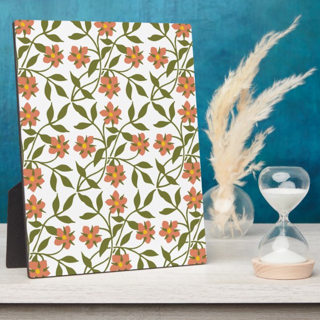 ORANGE-BLUME FOTOPLATTE (Seite)