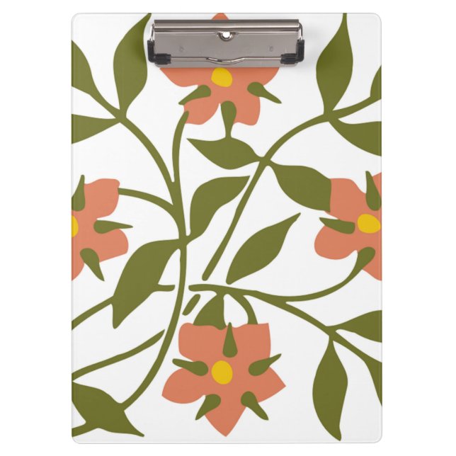ORANGE-BLUME KLEMMBRETT (Vorderseite)
