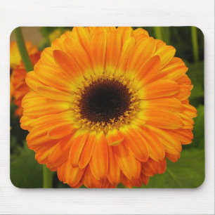 Orange Blume Mouse Pad Mousepad