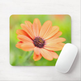 Orange Blume Mousepad