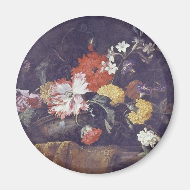 Orange Blume Piece - Poppies ..., Jean Baptiste M Magnet (Vorne)