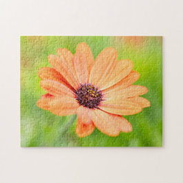 Orange Blume Puzzle