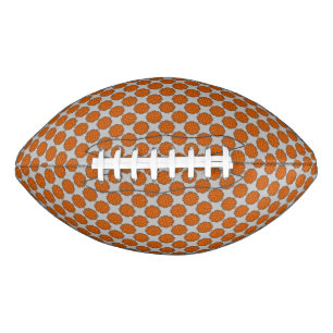 Orange Blume Ribbon Football