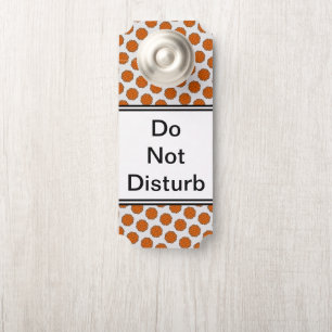 Orange Blume Ribbon von Kenneth Yoncich Türanhänger