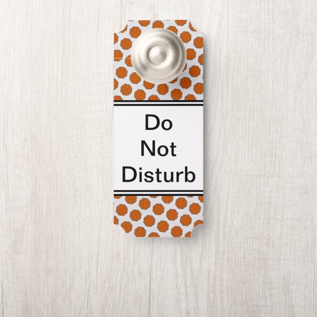 Orange Blume Ribbon von Kenneth Yoncich Türanhänger (Auf Knauf)