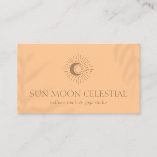 Orange Blume Shade Energy Healing Sun Visitenkarte