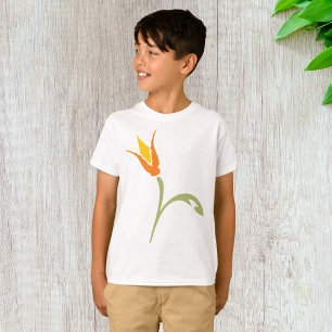 Orange Blume T-Shirt