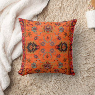 Orange Bohemisch Tribal marokkanischen Stil Kissen