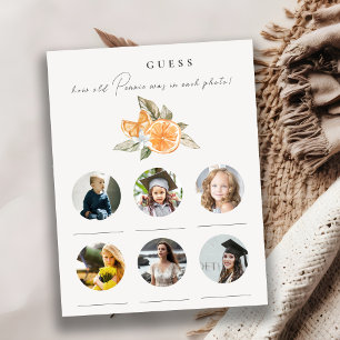 Orange Boho wie alt war das Brautparty-Spiel der B