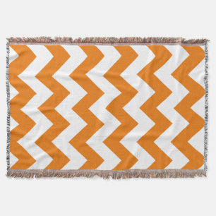 Orange Bold Zickzack Decke